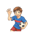 サッカー 男子 部活 スポーツ（個別スタンプ：15）