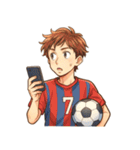 サッカー 男子 部活 スポーツ（個別スタンプ：18）