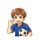 サッカー 男子 部活 スポーツ（個別スタンプ：19）