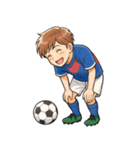 サッカー 男子 部活 スポーツ（個別スタンプ：21）