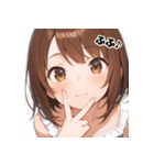 表情豊かな女の子 - かわいい日常スタンプ4（個別スタンプ：10）