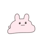 真顔のうさぴこ（個別スタンプ：8）