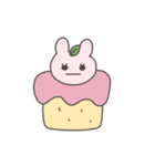 真顔のうさぴこ（個別スタンプ：16）