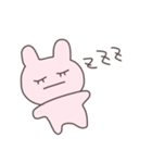 真顔のうさぴこ（個別スタンプ：18）