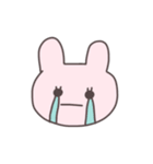 真顔のうさぴこ（個別スタンプ：19）