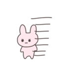 真顔のうさぴこ（個別スタンプ：29）