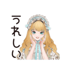 ゴシック＆ロリータガールの毎日挨拶（個別スタンプ：9）