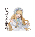 ゴシック＆ロリータガールの毎日挨拶（個別スタンプ：35）