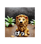 ねんどライオンのふわふわ表情40スタンプ（個別スタンプ：21）