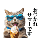 夏☆にゃんこ（個別スタンプ：3）
