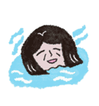 夏に白髪が出たとき（個別スタンプ：3）