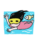 夏に白髪が出たとき（個別スタンプ：14）