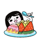 夏に白髪が出たとき（個別スタンプ：21）