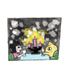 夏に白髪が出たとき（個別スタンプ：34）