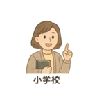 しごとの日々・水彩ミニ劇場（個別スタンプ：20）