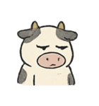 ムージー 無気力な牛の日常（個別スタンプ：1）