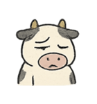 ムージー 無気力な牛の日常（個別スタンプ：5）