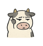 ムージー 無気力な牛の日常（個別スタンプ：6）