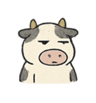 ムージー 無気力な牛の日常（個別スタンプ：7）