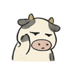 ムージー 無気力な牛の日常（個別スタンプ：12）