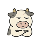 ムージー 無気力な牛の日常（個別スタンプ：13）
