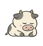 ムージー 無気力な牛の日常（個別スタンプ：15）