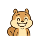 無事なふりリスの日常崩壊（個別スタンプ：1）