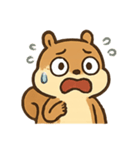 無事なふりリスの日常崩壊（個別スタンプ：4）