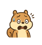 無事なふりリスの日常崩壊（個別スタンプ：9）