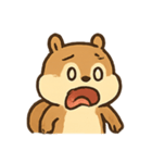 無事なふりリスの日常崩壊（個別スタンプ：16）