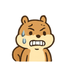 無事なふりリスの日常崩壊（個別スタンプ：19）