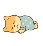 パジャマ柴犬のぐうたら生活（個別スタンプ：9）