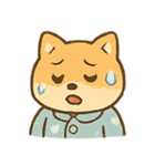 パジャマ柴犬のぐうたら生活（個別スタンプ：12）