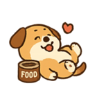 カンカンパップはお腹ぺこぺこ（個別スタンプ：18）