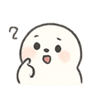 ふわふわアザラシくんの日常（個別スタンプ：3）