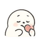 ふわふわアザラシくんの日常（個別スタンプ：7）