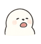 ふわふわアザラシくんの日常（個別スタンプ：17）
