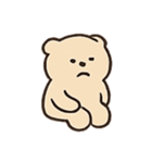 あきらめグマのぐでぐで日常（個別スタンプ：3）
