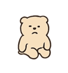 あきらめグマのぐでぐで日常（個別スタンプ：4）