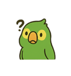 困惑インコくんの毎日ぽかん（個別スタンプ：2）