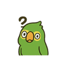 困惑インコくんの毎日ぽかん（個別スタンプ：3）