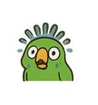 困惑インコくんの毎日ぽかん（個別スタンプ：6）
