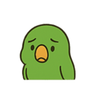 困惑インコくんの毎日ぽかん（個別スタンプ：18）