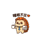 鮭いくら背負ったハリネズミが帰ってきた！（個別スタンプ：2）