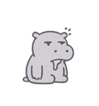 ぼーっとカバくんのゆるゆる日常（個別スタンプ：8）