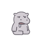 ぼーっとカバくんのゆるゆる日常（個別スタンプ：9）