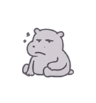 ぼーっとカバくんのゆるゆる日常（個別スタンプ：10）