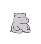 ぼーっとカバくんのゆるゆる日常（個別スタンプ：11）