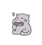 ぼーっとカバくんのゆるゆる日常（個別スタンプ：16）