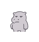 ぼーっとカバくんのゆるゆる日常（個別スタンプ：21）